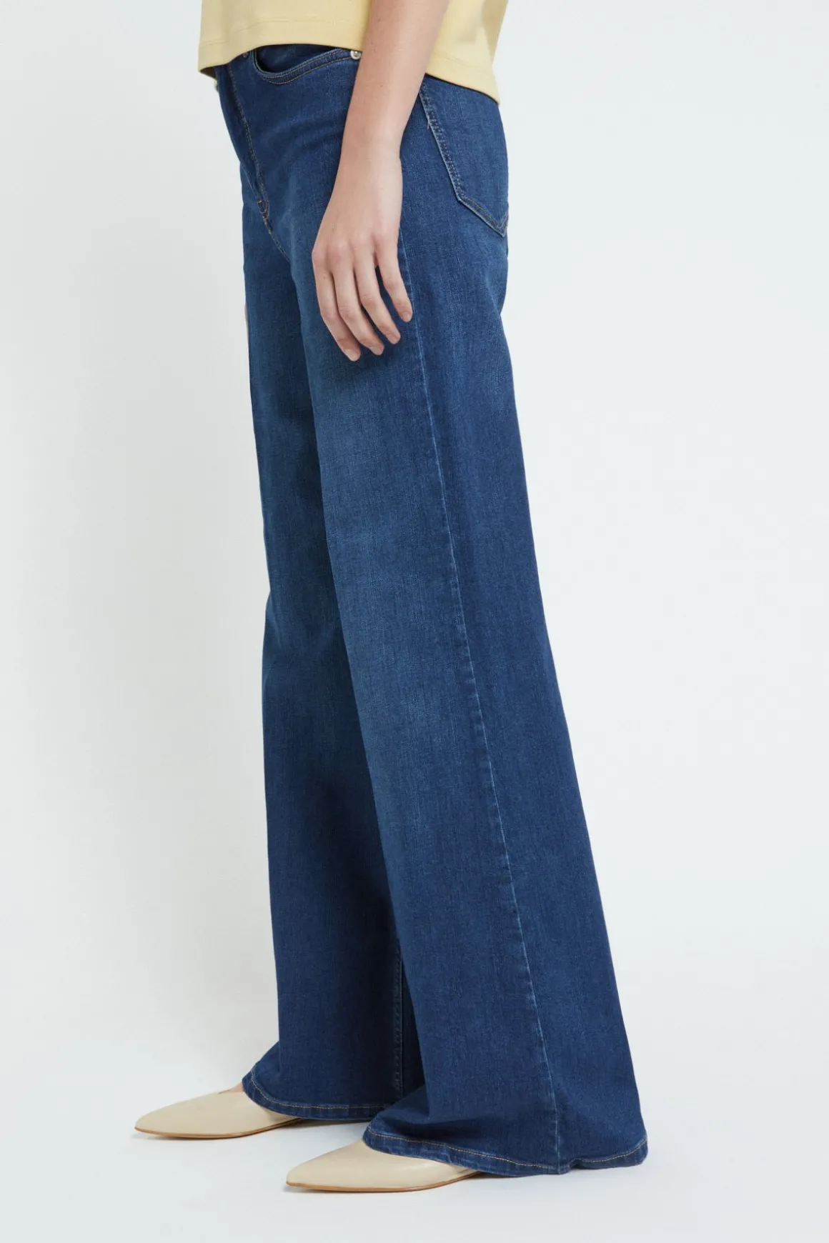 Palazzo-Hose aus Jeans