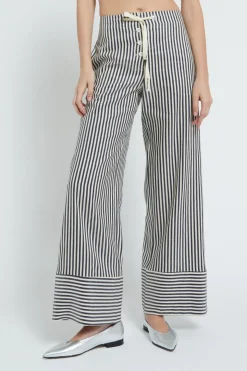 Palazzo-Hose aus Leinen