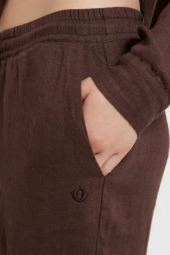 Palazzo-Hose aus Leinen