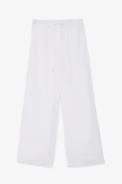 Palazzo-Hose aus Leinen