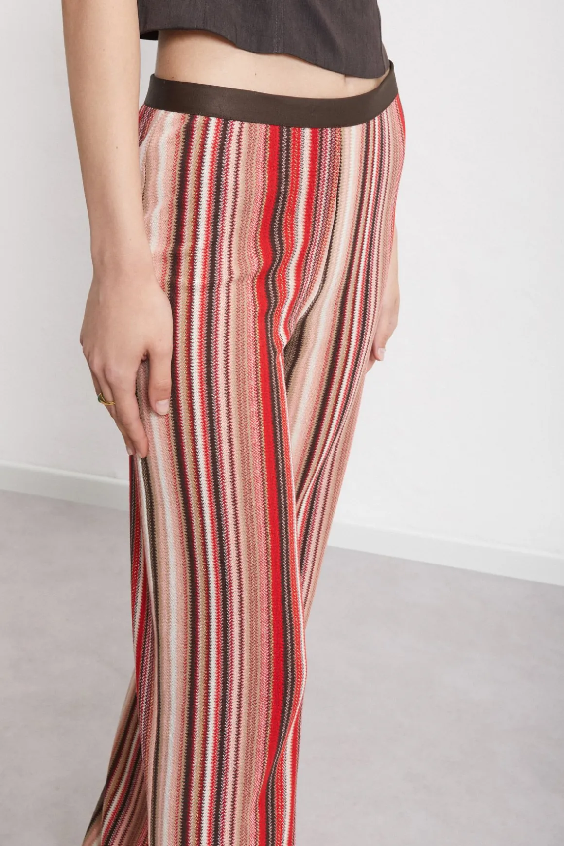 Palazzo-Hose aus Strick