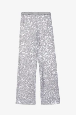 Palazzo-Hose mit Pailletten