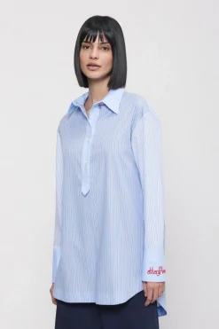 Patchworkbluse aus Baumwolle