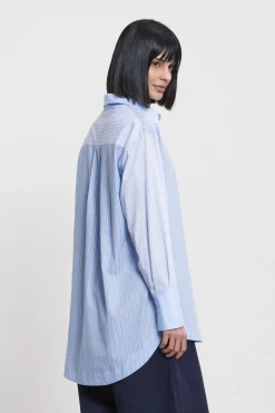 Patchworkbluse aus Baumwolle