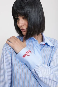 Patchworkbluse aus Baumwolle