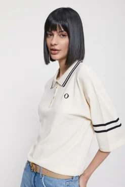 Poloshirt aus Viskose