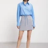 Popelinebluse