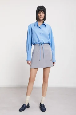 Popelinebluse