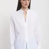 Popelinebluse