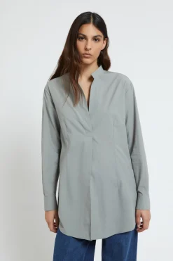 Popelinebluse