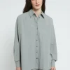 Popelinebluse