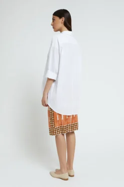 Popelinebluse