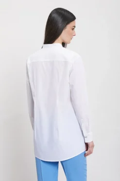 Popelinebluse
