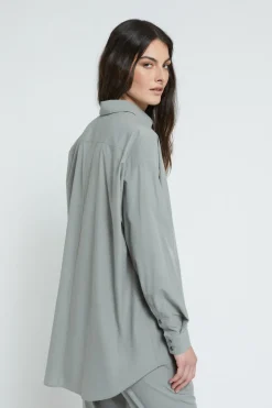 Popelinebluse