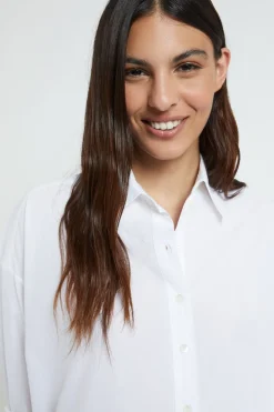 Popelinebluse
