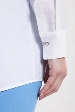 Popelinebluse