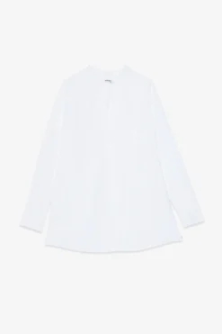 Popelinebluse