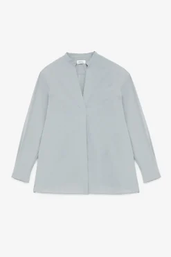 Popelinebluse