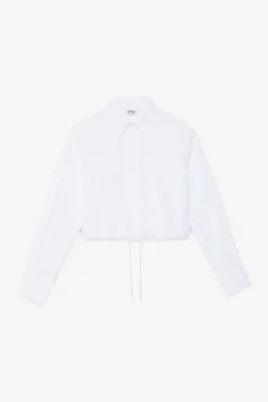 Popelinebluse
