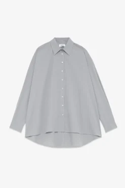 Popelinebluse