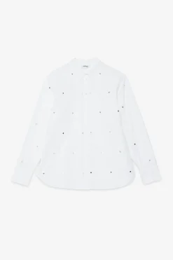 Popelinebluse