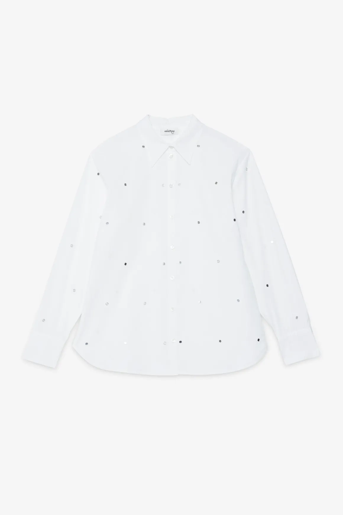 Popelinebluse