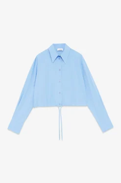 Popelinebluse