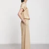 Popelinehose im Culotte-Stil
