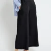 Popelinehose im Culotte-Stil