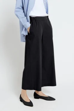 Popelinehose im Culotte-Stil