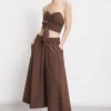 Popelinehose im Culotte-Stil