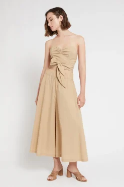 Popelinehose im Culotte-Stil
