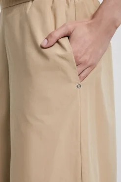 Popelinehose im Culotte-Stil