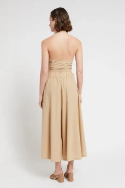 Popelinehose im Culotte-Stil