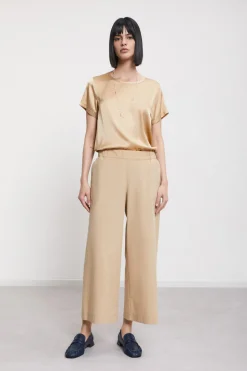 Popelinehose im Culotte-Stil