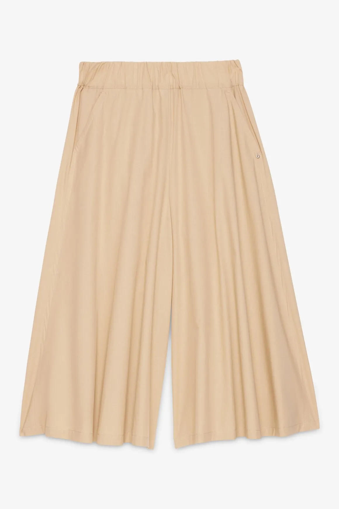 Popelinehose im Culotte-Stil