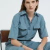 Popeline-Jumpsuit