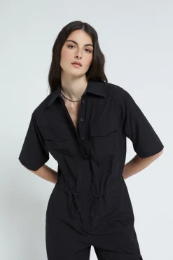 Popeline-Jumpsuit