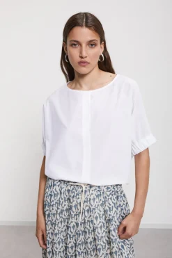 Popelineshirt