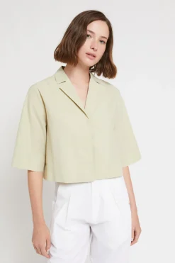 Popelineshirt