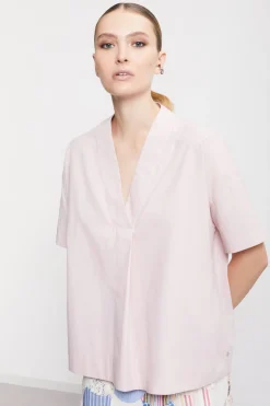 Popelineshirt