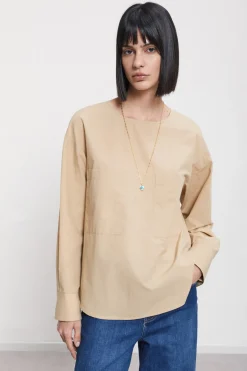 Popelineshirt