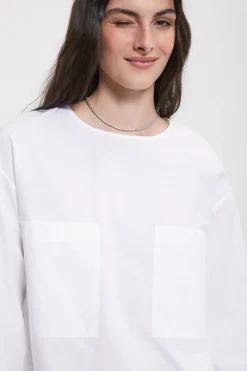Popelineshirt