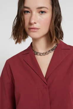 Popelineshirt