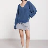 Pulli aus Wollmischgewebe