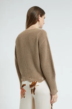 Pulli aus Wollmischgewebe