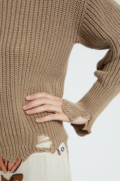 Pulli aus Wollmischgewebe