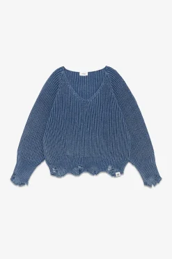 Pulli aus Wollmischgewebe