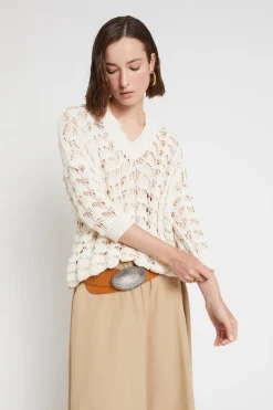 Pulli in Häkeloptik