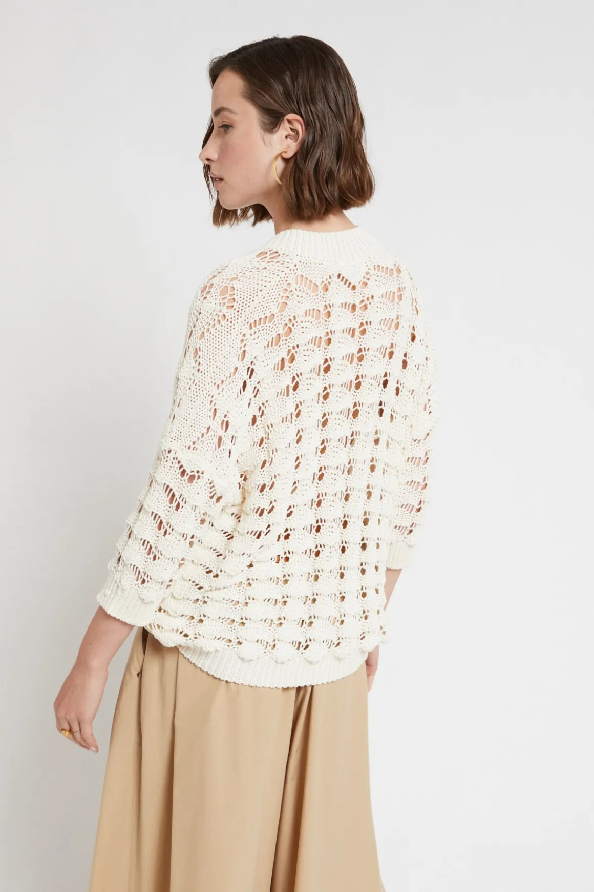 Pulli in Häkeloptik